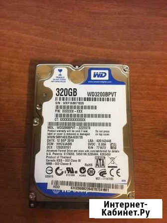 Жесткий диск WD Scorpio Blue WD3200bevt/WD3200bpvt Казань - изображение 1