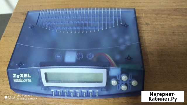 Аналоговый модем zyxel omni 56K PRO Ачинск - изображение 1
