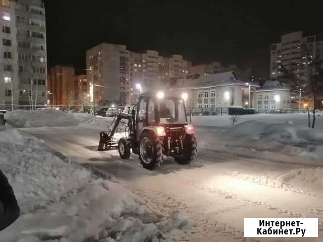 Уборка снега трактором Всеволожск - изображение 1