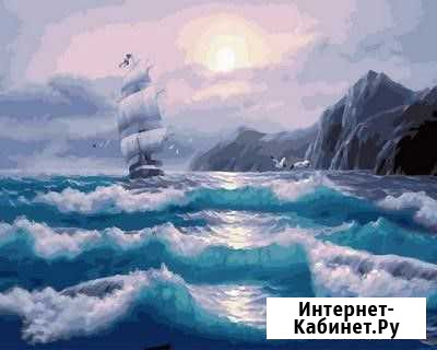 Картины по номерам Paintboy Море и утес 40*50 см Новосибирск - изображение 1