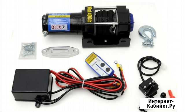 Лебедка Electric Winch 4000lbs кевлар Екатеринбург - изображение 1