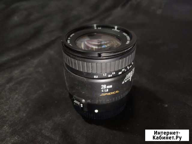 Объектив Sigma 28 mm, f 1.8 EF Тула - изображение 1