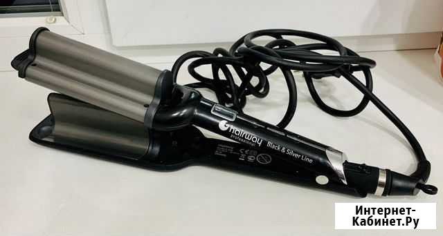 Плойка-волна Hairway Black&Silver Line Алексеевка - изображение 1