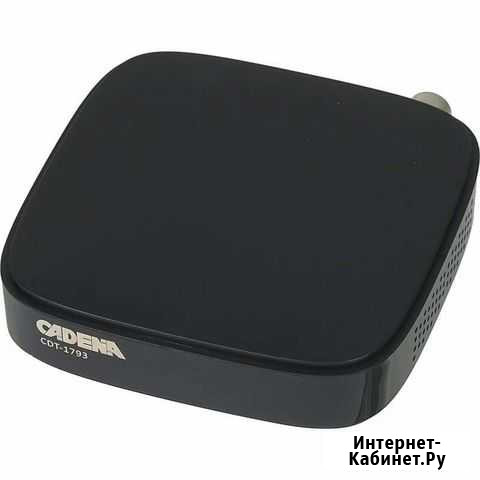 Цифровой Ресивер DVB-T2 cadena CDT-1793, черный Коммунарка - изображение 1