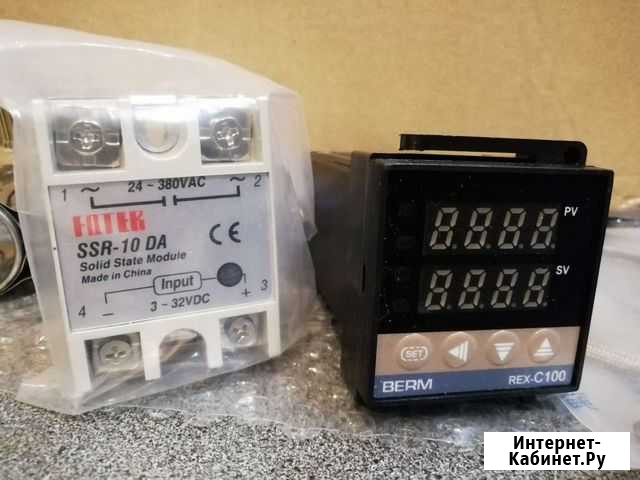 Регулятор температуры REX C 100 твердотельное реле Новосибирск - изображение 1