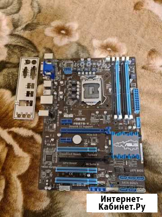 Asus P8B75-V сокет 1155 в хорошем состоянии Краснодар - изображение 1