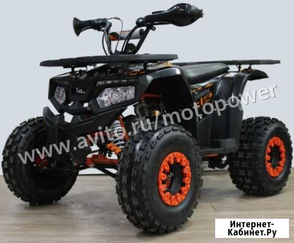 Квадроцикл Yacota Fusion 125 PRO черно-оранжевый Южно-Сахалинск - изображение 1