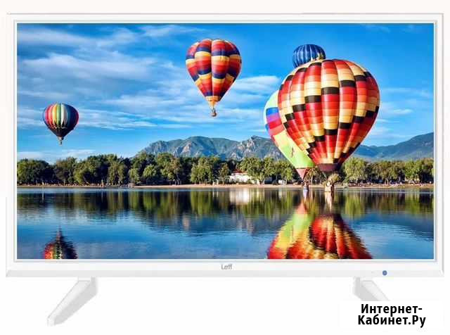 Телевизор Leff 32, SmartTV, белый цвет, новый Майский - изображение 1