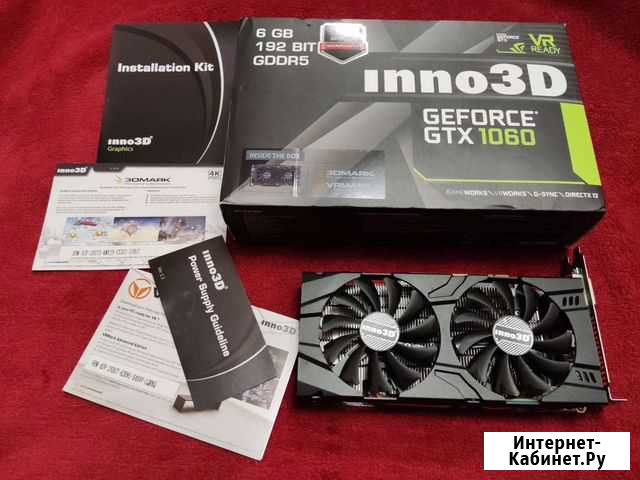 Видеокарта Inno3D GTX 1060 6gb Нижний Новгород - изображение 1