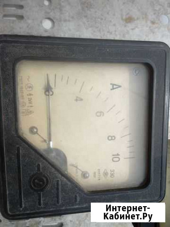 Амперметр 10А, 2квт, гост 1845 -52. СССР Саратов - изображение 1