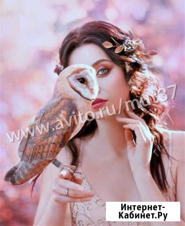 Девушка и сова (Арт. Х-3143) Иваново - изображение 1