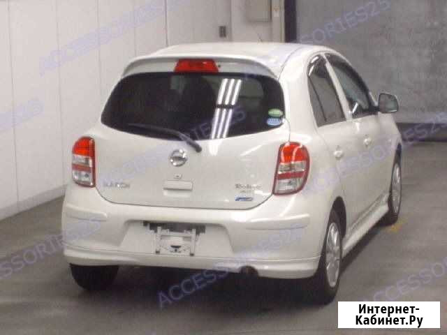 Спойлер Nissan March k13 (Марч) 2010-2017г. Белый Владивосток - изображение 1