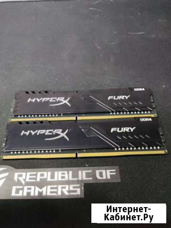 Оперативная память hyperx fury ddr4 16 GB Туапсе - изображение 1