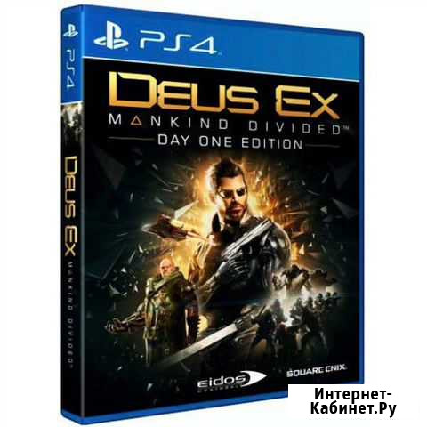 PS4 диск Deus Ex: Mankind Divided, новый,запечатан Калининград - изображение 1