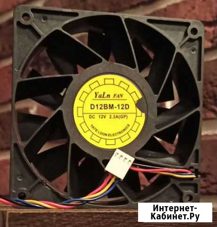 Вентилятор кулер для Asiс antminer L3+ 2.3А 120мм Воронеж - изображение 1