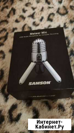 Микрофон Samson Meteor USB, серебристый Рыбинск - изображение 1