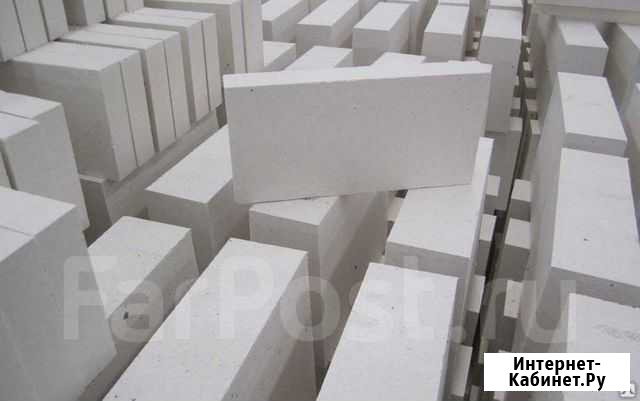 Газобетон Серый 100*250*625 Хомутово - изображение 1