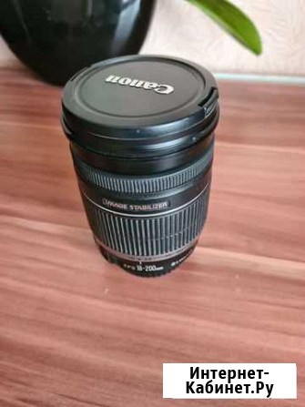 Объектив canon EF-S 18-200мм 1:3,5-5.6 IS Белгород - изображение 1