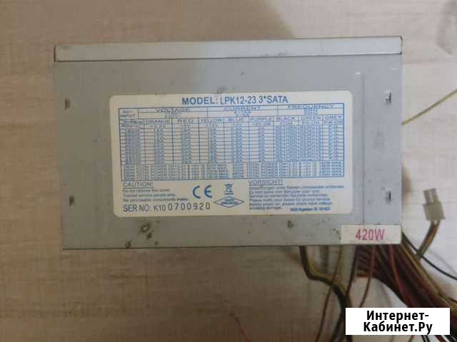 Блок питания 420 ватт LPK 12-23 Гусев - изображение 1