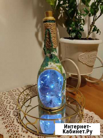 Бутылка ночник Мурино - изображение 1