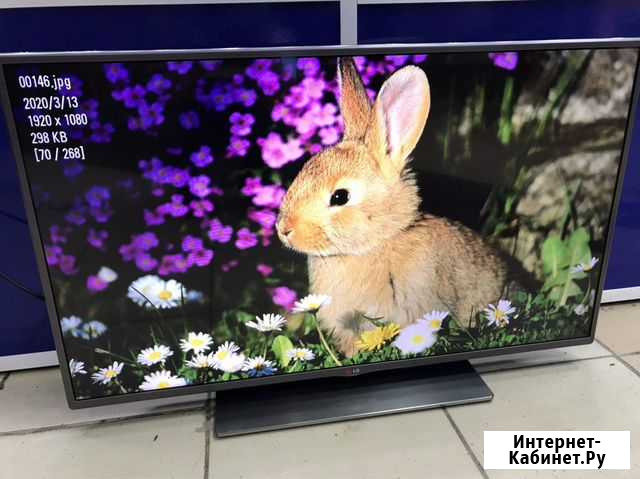 Стильный телевизор LG 107см Новосибирск - изображение 1