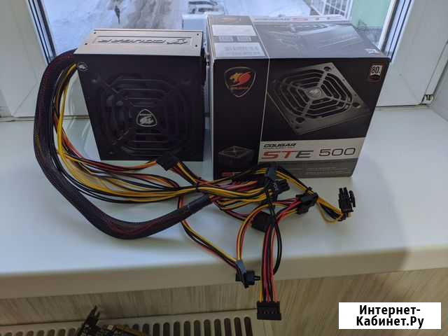 Как новый 500W блок питания Cougar STE 500 Новосибирск - изображение 1