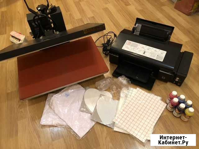 Термопресс grafalex + принтер epson l800 для субли Казань - изображение 1