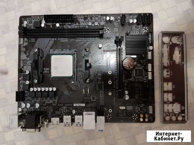 Gigabyte A320M AM4/A6 9500/12gb DDR4 Сыктывкар - изображение 1