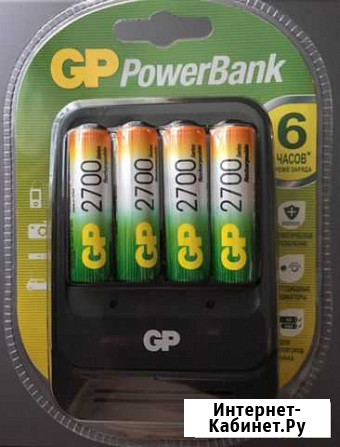 Зарядное устройство GP + 4 акк. бат аа 2700 ma Ярославль - изображение 1