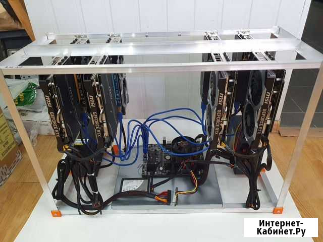 Майнинг ферма GTX1660 Ti 250mh новая Гарантия Нальчик - изображение 1
