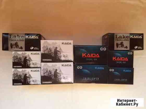 Катушки с бартрайнером kaida KW, ebrol + мультипл Рязань