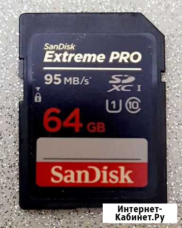 Карта памяти sdhc 64 гб SanDisk Extreme Pro Тверь - изображение 1