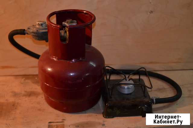 Газовый баллон 5л с одно конфорочной плитой Вятские Поляны - изображение 1