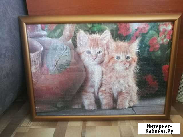 Две картины из пазлов в багете Томск - изображение 1