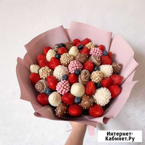 Вкуснейшие клубничные букеты/доставка/100 свежее Красноярск - изображение 1