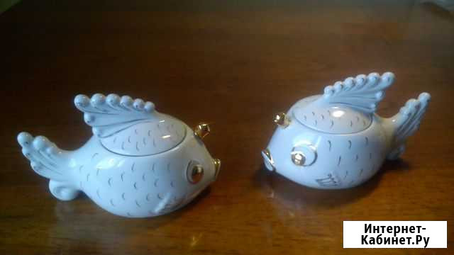 З О Л О Т Ы Е рыбки (фарфор) - Подарочные Друзьям Волгоград - изображение 1