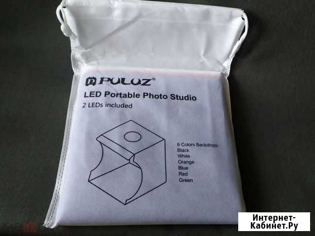Puluz портативная фотостудия фотобокс с 6 фонами Королев - изображение 1