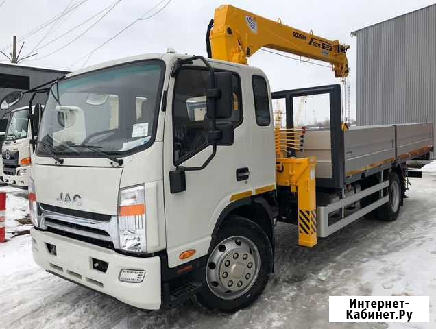 JAC N120 с КМУ, 2021 Новокузнецк - изображение 1