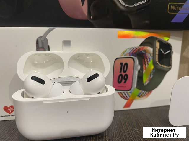 Airpods Pro Качественная копия с шумоподавлением Архангельск - изображение 1