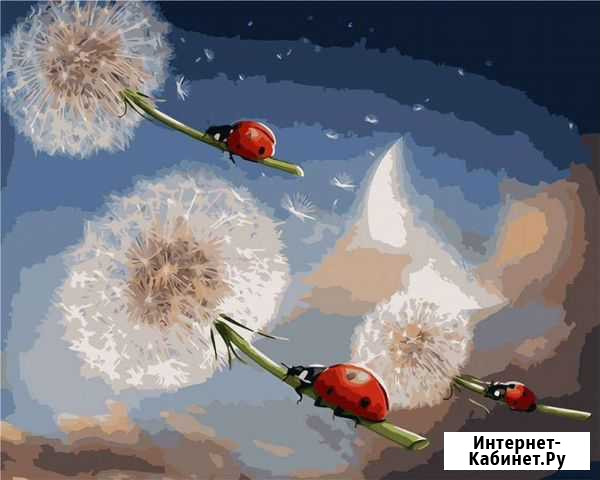 Картина по номерам.Одуванчики.Бесплатная доставка Улан-Удэ - изображение 1