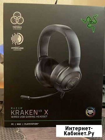 Игровые наушники razer kraken v3 x Сыктывкар - изображение 1