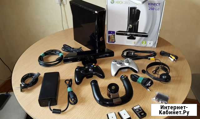 Xbox 360 прошит 250 GB + 45 игр Fifa 19 GTA V Уфа - изображение 1