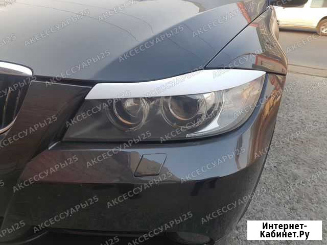 Реснички на фары BMW 3 E90 (Бмв 3) 2004-2008г Владивосток - изображение 1