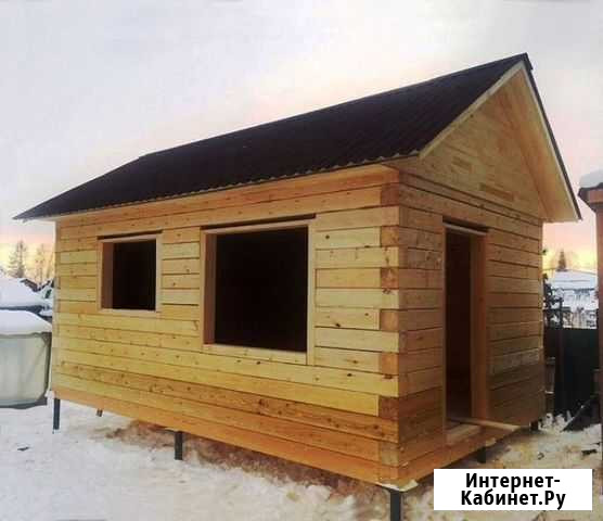Комплект бани Хангай №342 4х6 м. Крыша. Кровля Чита - изображение 1