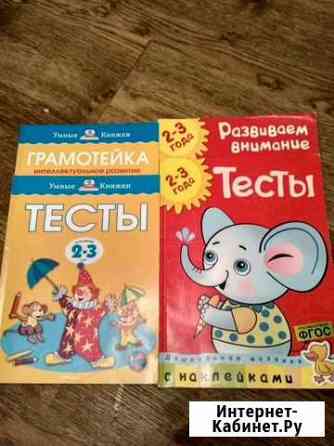 Тесты земцова 2-3 года Пермь