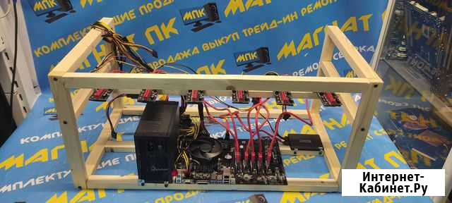 Тушка риг для майнинг фермы на 6-12 карт 2000W Краснодар - изображение 1