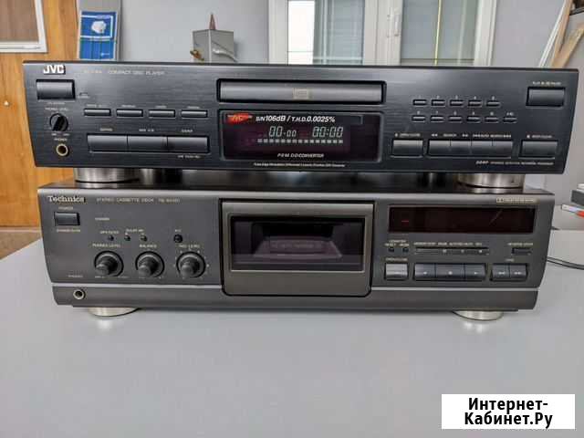 Дека кассетная и cd проигрыватель, technics и jvc Иваново - изображение 1