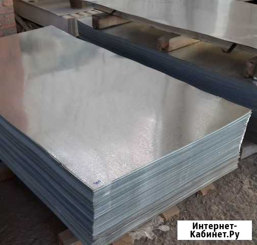 Гладкий лист оцинковка 2500-1250 толщ 07мм Москва - изображение 1
