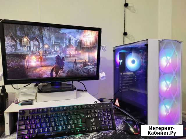 Игровой компьютер I3 10100f/rx 560/16gb/ssd Ижевск - изображение 1