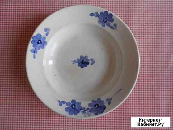 Тарелка суповая. Конаково 1941-1946 гг Тверь